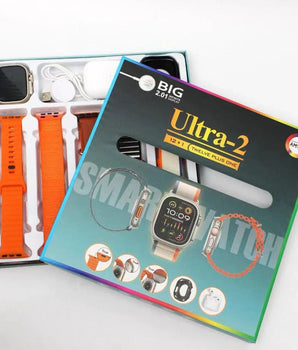 Ultra-2(12+1) Watch With Earpods Second Generation And 10 Different Straps